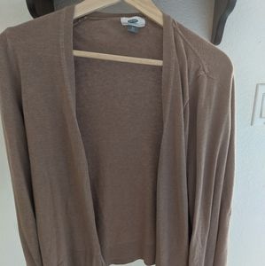 Brown Old Navy cardigan